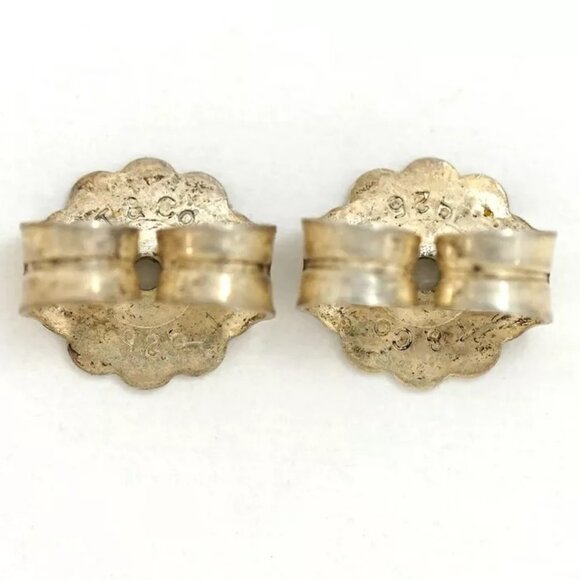 Tiffany & Co. Cube Square Stud Earrings Silver 925 Auth w/Box m1153-3 - Picture 5 of 6